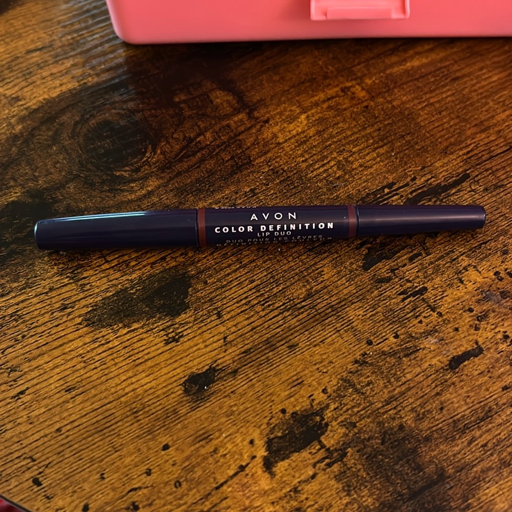 Avon Color Definition Lip Duo Lip Liner - Deep Plum/Burgundy